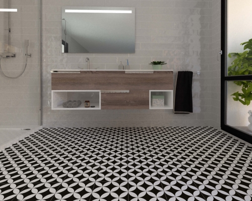 AMB KIOTO 22 NEGRO - MAUI L53 GRIS PERLA BR